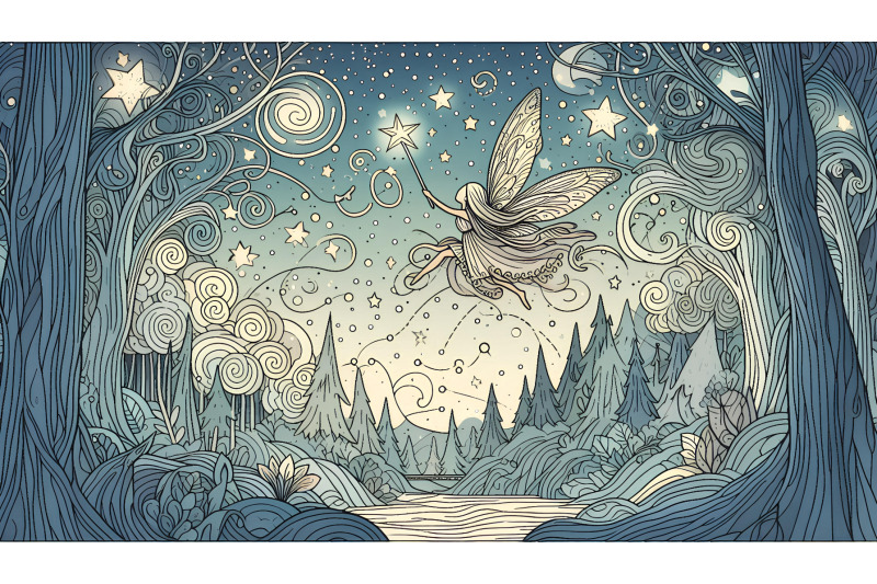 starry-night-fairy-above-enchanted-forest-celestial