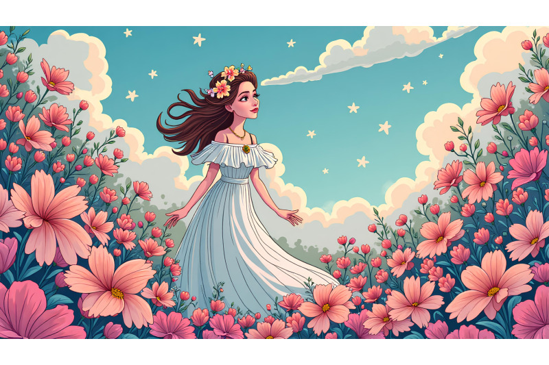 surreal-lady-in-a-magical-floral-dream