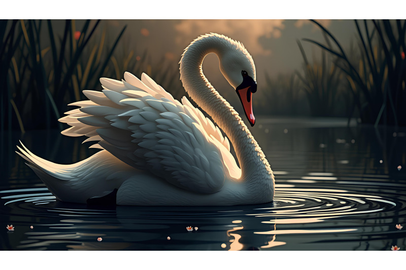 swan-in-an-elegant-silhouette-noir-style