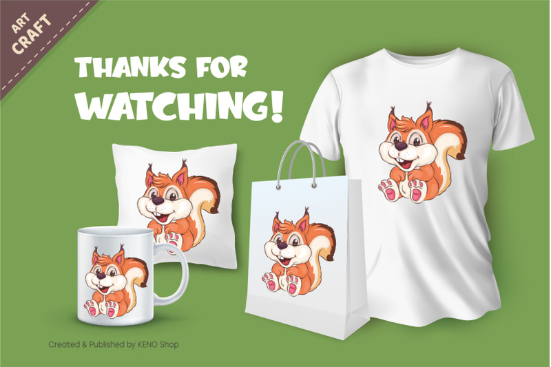 cute-cartoon-squirrel-t-shirt-png-svg