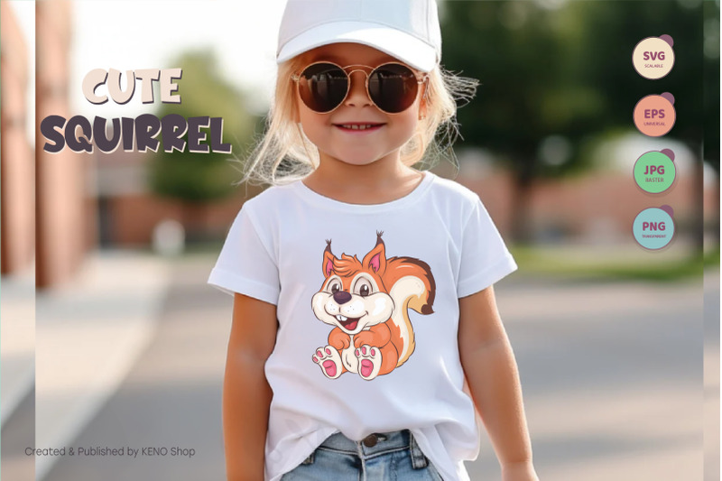 cute-cartoon-squirrel-t-shirt-png-svg