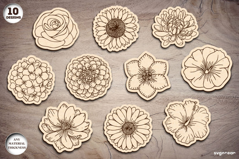 flowers-coasters-laser-cut-bundle