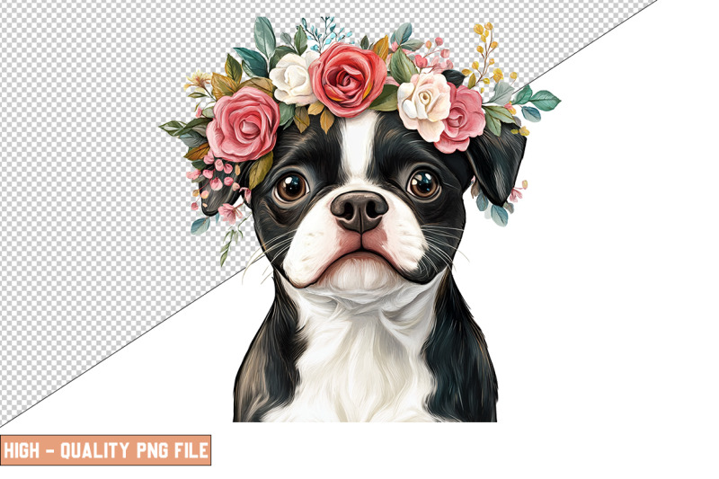 floral-dog-clipart-sublimation