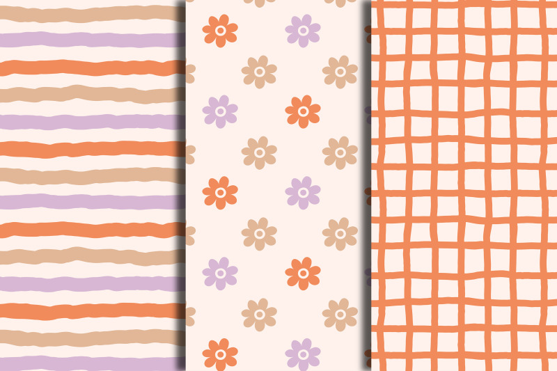 retro-hand-drawn-seamless-patterns