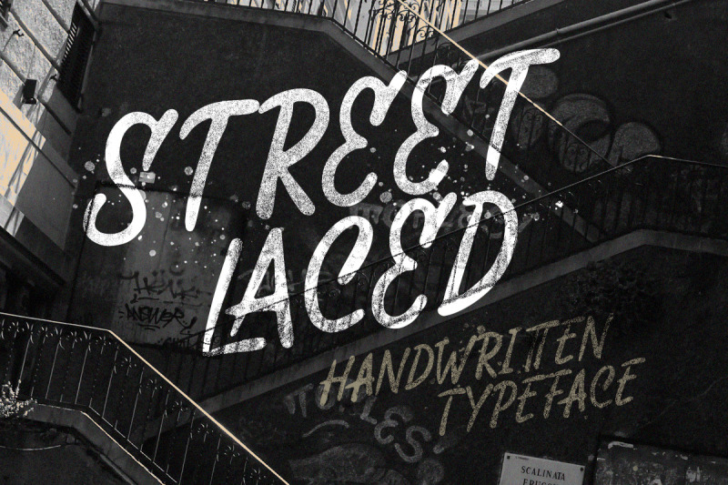 street-laced-handwritten-typeface