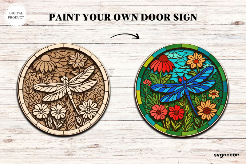 flower-stained-glass-door-sign-bundle