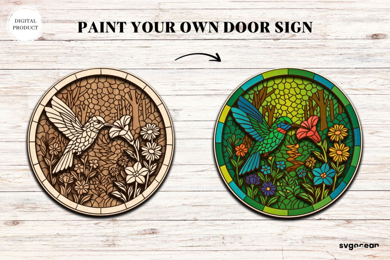 flower-stained-glass-door-sign-bundle