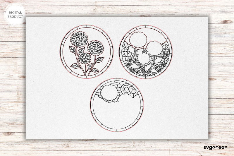 flower-stained-glass-door-sign-bundle