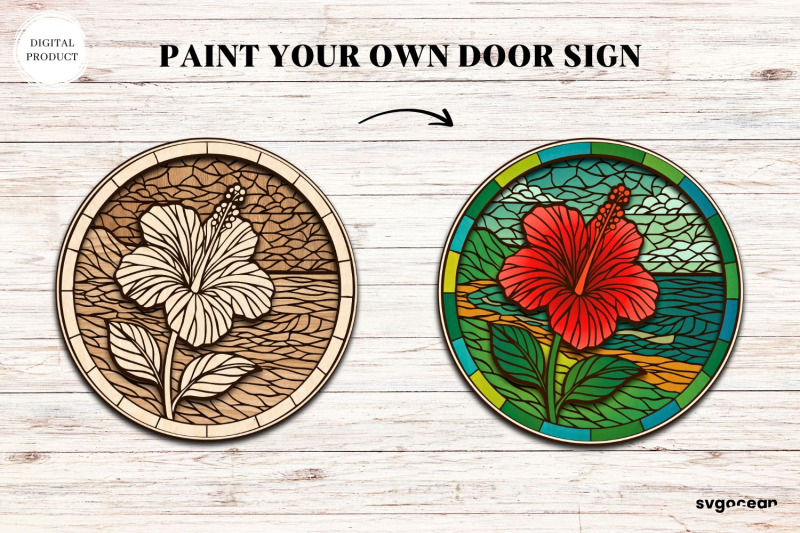 flower-stained-glass-door-sign-bundle