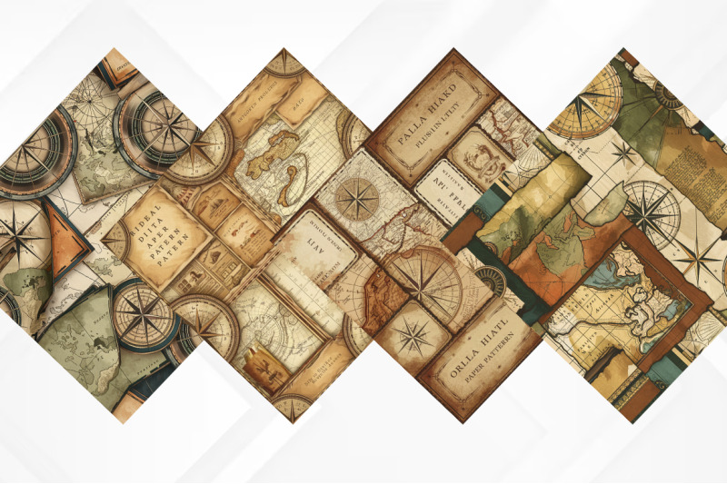 old-maps-digital-paper-bundle