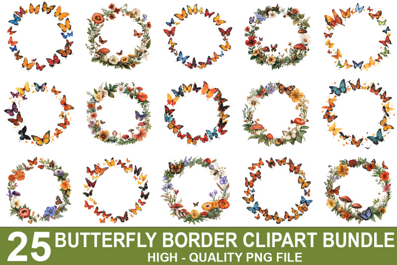 butterfly-border-clipart-bundle