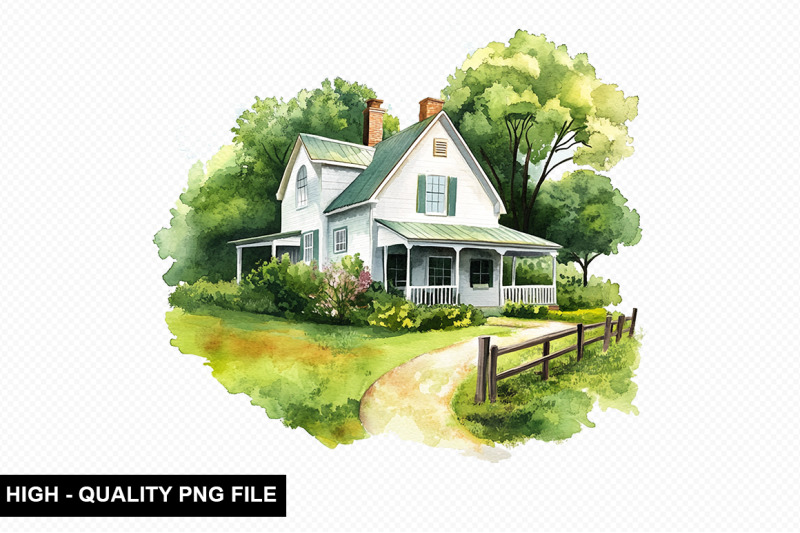 watercolor-house-clipart-bundle-nbsp
