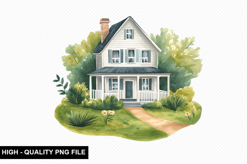 watercolor-house-clipart-bundle-nbsp