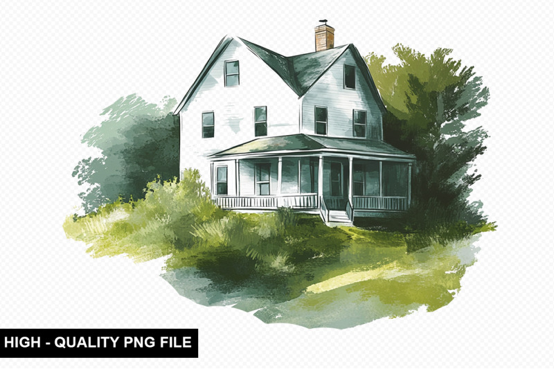 watercolor-house-clipart-bundle-nbsp