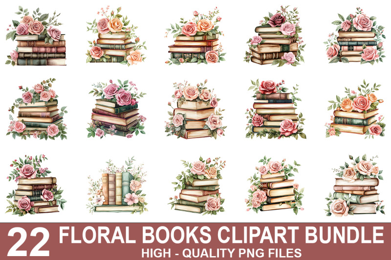 watercolor-floral-book-clipart-png-bundle
