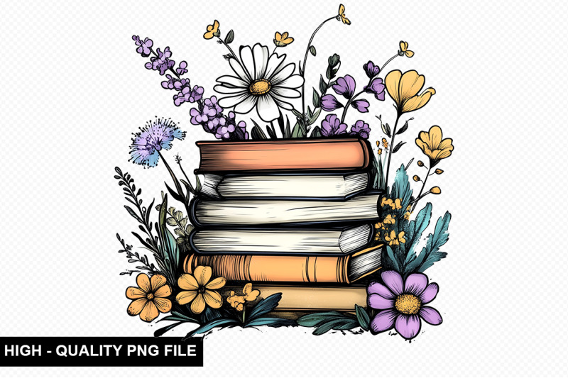 watercolor-floral-book-clipart-png-bundle