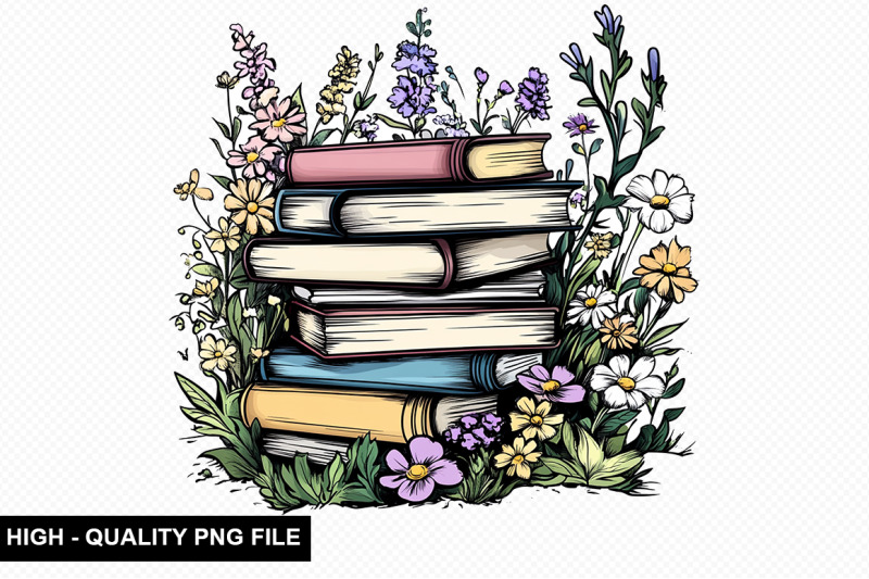 watercolor-floral-book-clipart-png-bundle