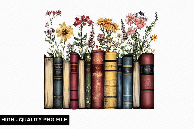 watercolor-floral-book-clipart-png-bundle
