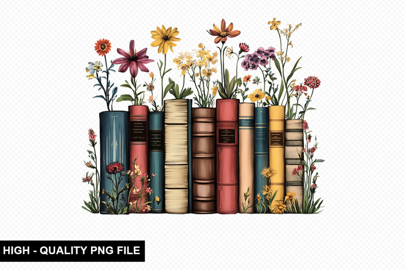 watercolor-floral-book-clipart-png-bundle