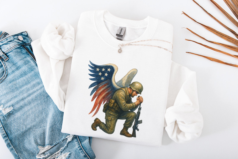 american-soldier-angel-man-praying-usa-flag-png-4th-of-july-digital