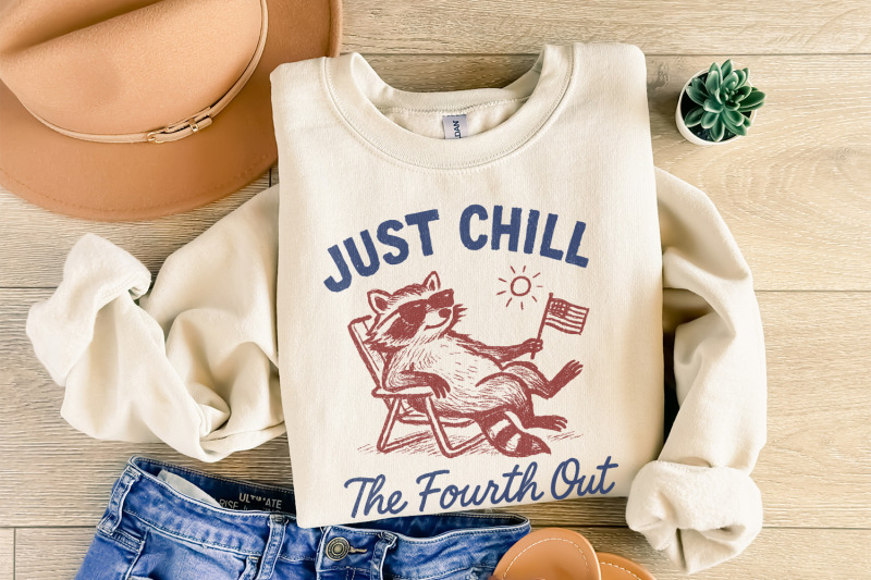 raccoon-just-chill-the-fourth-out-png-4th-of-july-png-usa-png-ameri