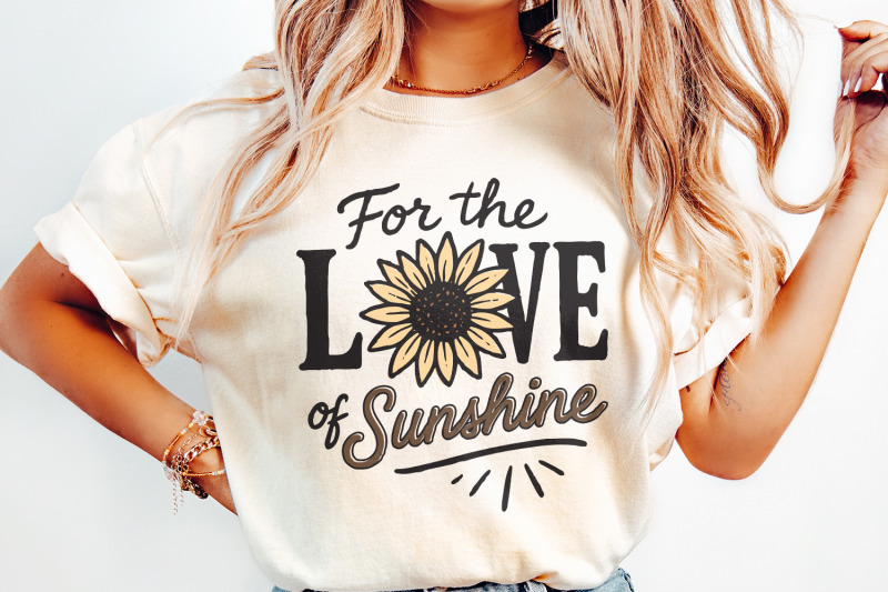 love-sunshine-sublimation-western-png-design-sunflower-png-instant
