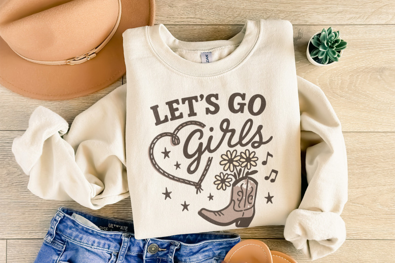 let-039-s-go-girls-png-western-png-cowboy-hat-png-cowgirl-png-western