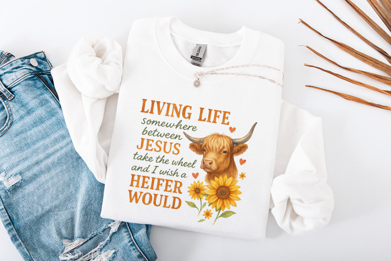 heifer-cow-png-sunflower-sublimation-design-western-watercolor-coun