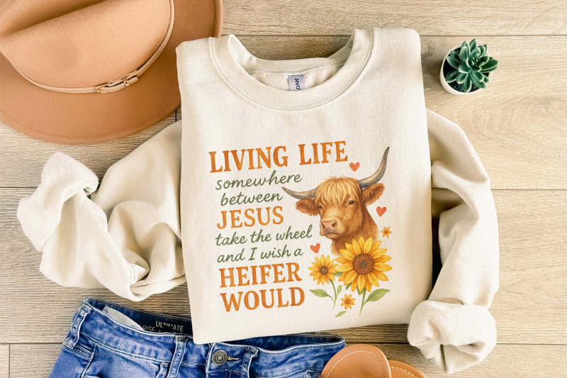 heifer-cow-png-sunflower-sublimation-design-western-watercolor-coun