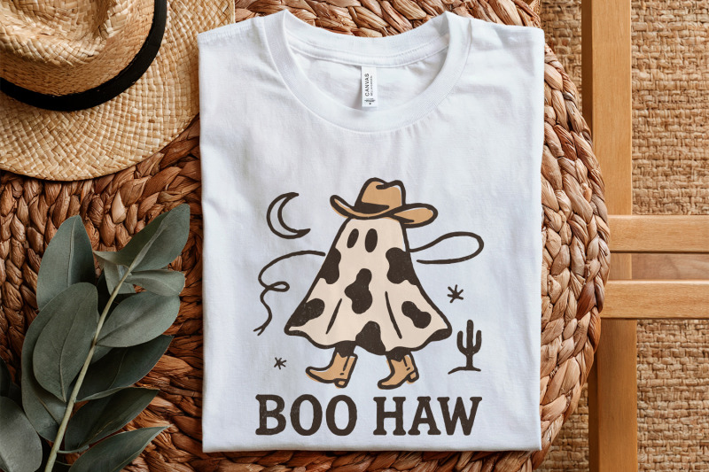 boo-haw-png-cowboy-ghost-png-halloween-png-funny-halloween-shirt-pn