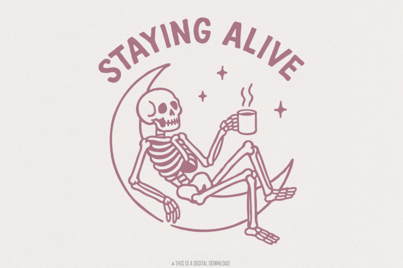 staying-alive-png-halloween-coffee-skeleton-digital-download-funny-h