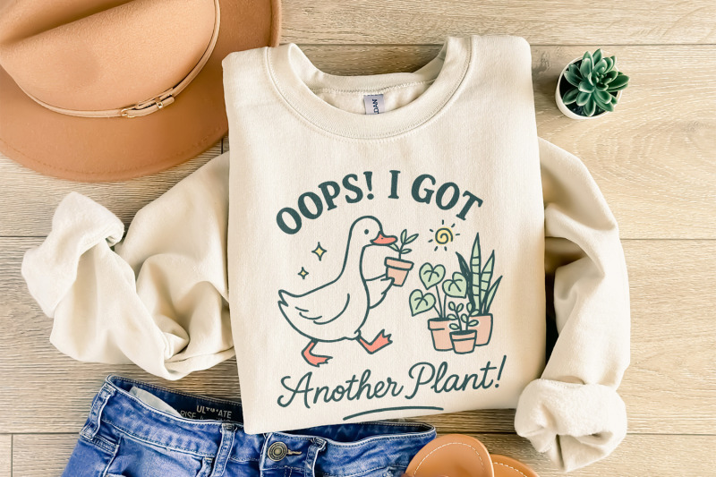 oops-i-got-another-plant-goose-png-funny-plant-png-garden-humor-png