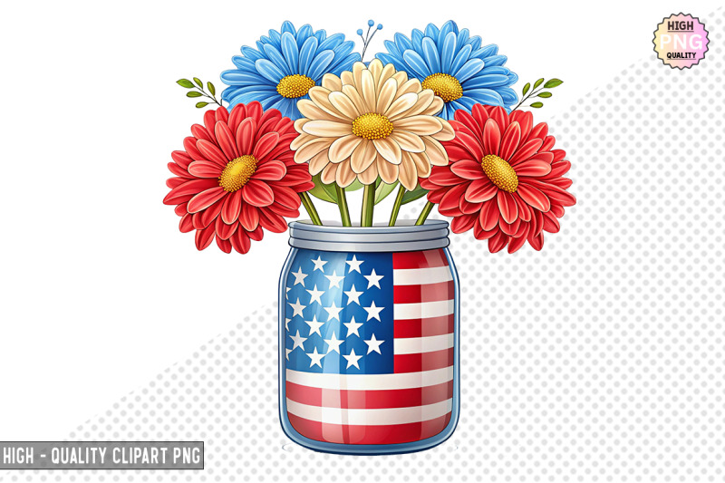 4th-of-july-flowers-in-jar-clipart
