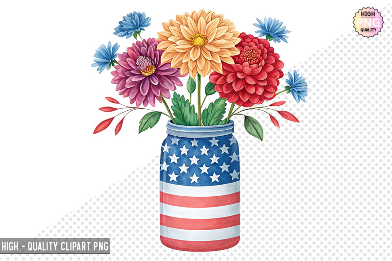 4th-of-july-flowers-in-jar-clipart