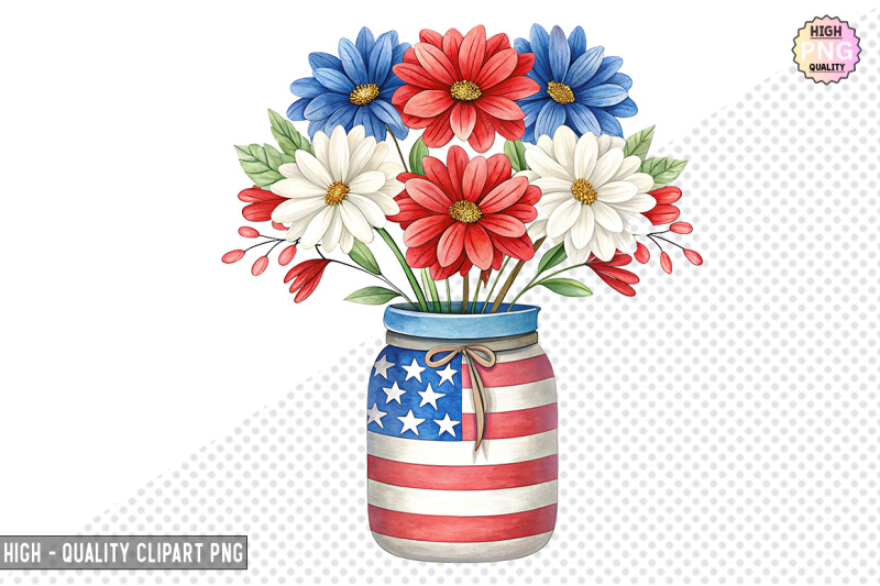 4th-of-july-flowers-in-jar-clipart