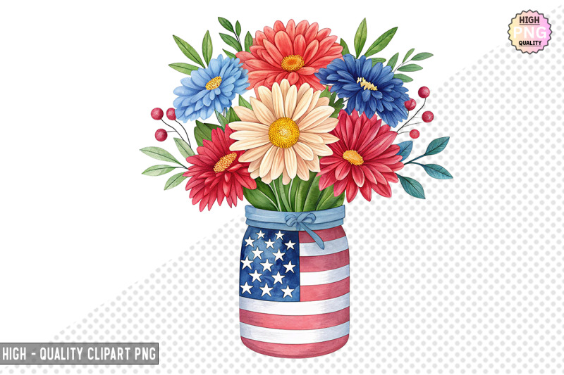 4th-of-july-flowers-in-jar-clipart