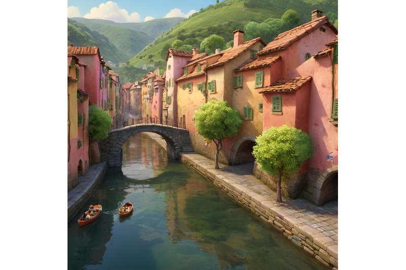 nestled-in-a-vibrant-valley-the-charming-town-features-a-patchwork