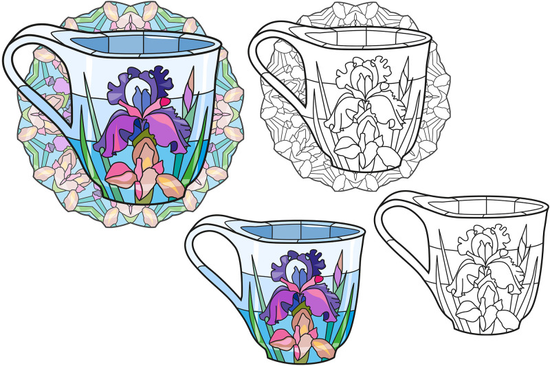 cups-for-coloring-pages