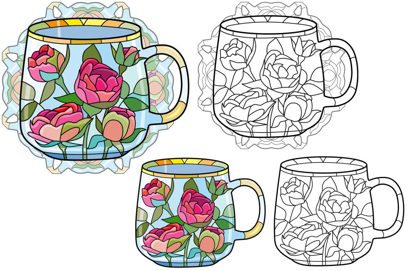 cups-for-coloring-pages