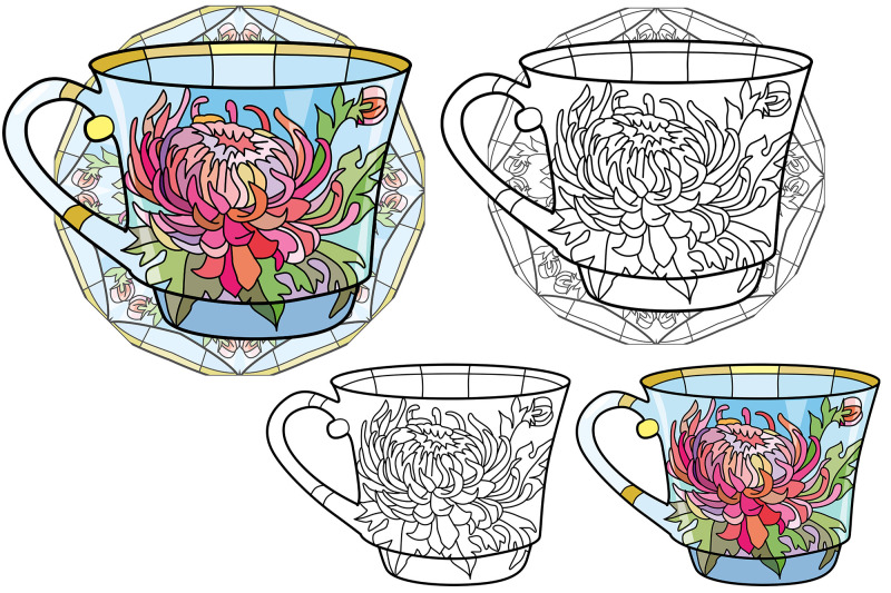 cups-for-coloring-pages