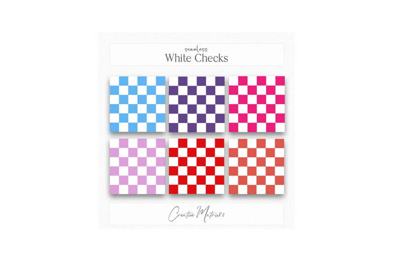 white-checkered-seamless-digital-paper-colorful-squares-backgrounds
