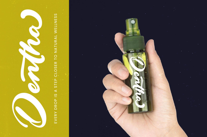 drink-south-bold-calligraphy-font