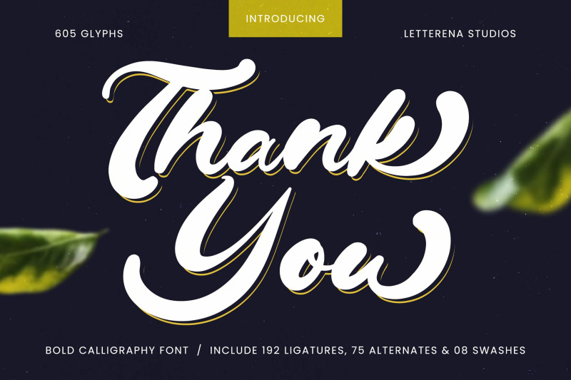 drink-south-bold-calligraphy-font