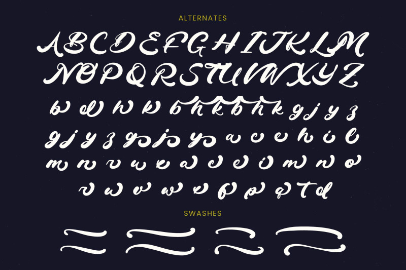 drink-south-bold-calligraphy-font