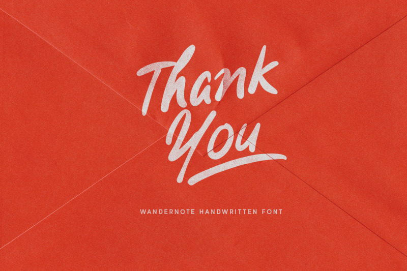 wandernote-handwritten-font