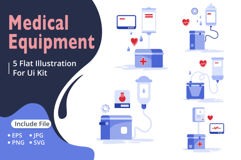 medical-equipment-flat-illustration