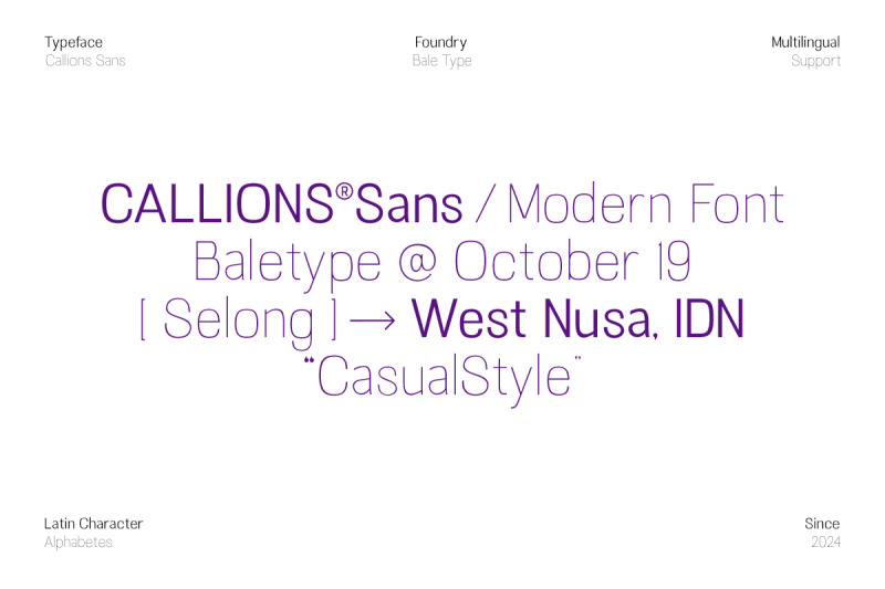 callions-sans-serif-family