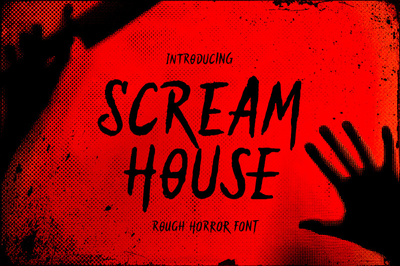scream-house-rough-horror-font