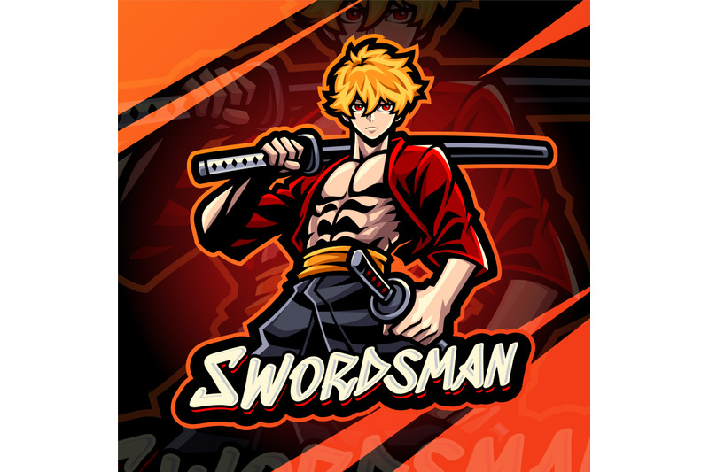 swordsman-esport-mascot-logo-design