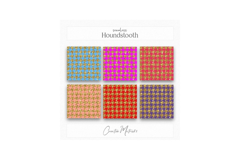 gold-houndstooth-seamless-digital-papers-glitter-metallic-backgrounds